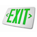 Green Letter Exit Signs