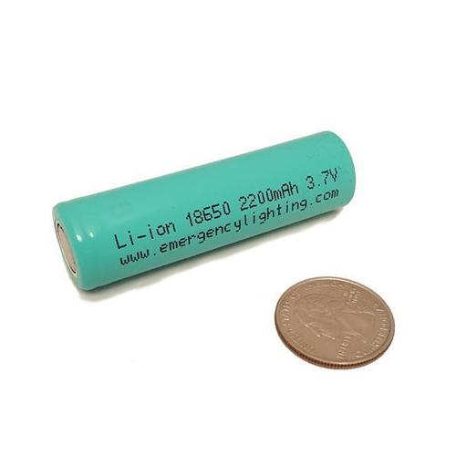 Li-ion 18650 2200mAh 3.7V, Li-ion Battery, $9.75, Emergency Lighting