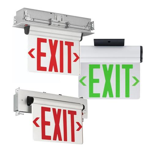 CEL Edge-Lit LED Exit Sign | Emergency Lighting |Compass