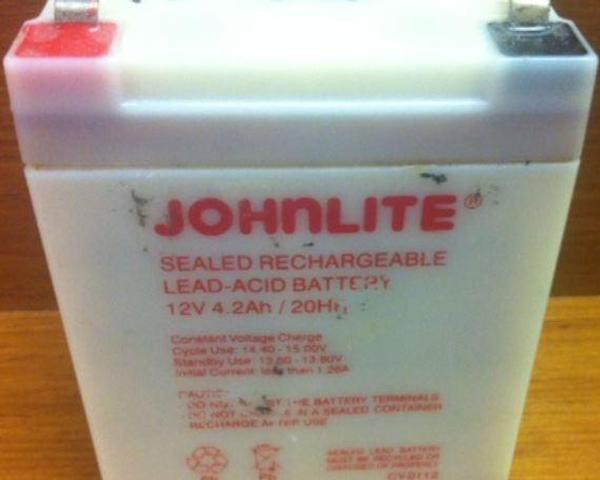 JohnLite 12V 4.2Ah / 20HR | Lantern Battery | Emergency Lighting |Various  Brand