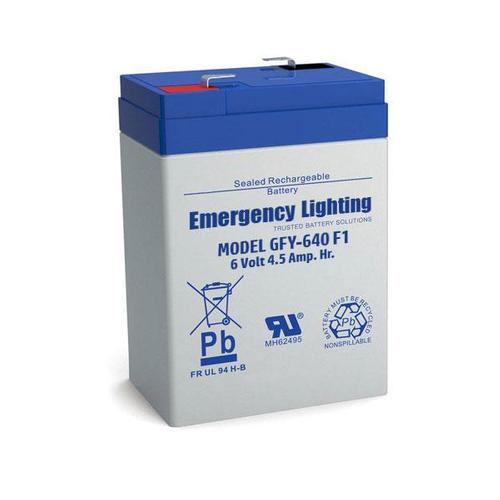 6V 4.5Ah Rechargeable SLA Battery | Emergency Lighting |ELSC